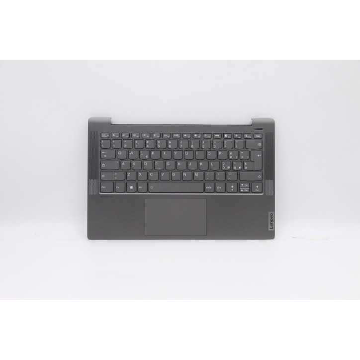 Lenovo 5CB1A14106 Palmrest Top Case con tastiera, Italiano, Nero, Retroilluminazione, Impronta digitale