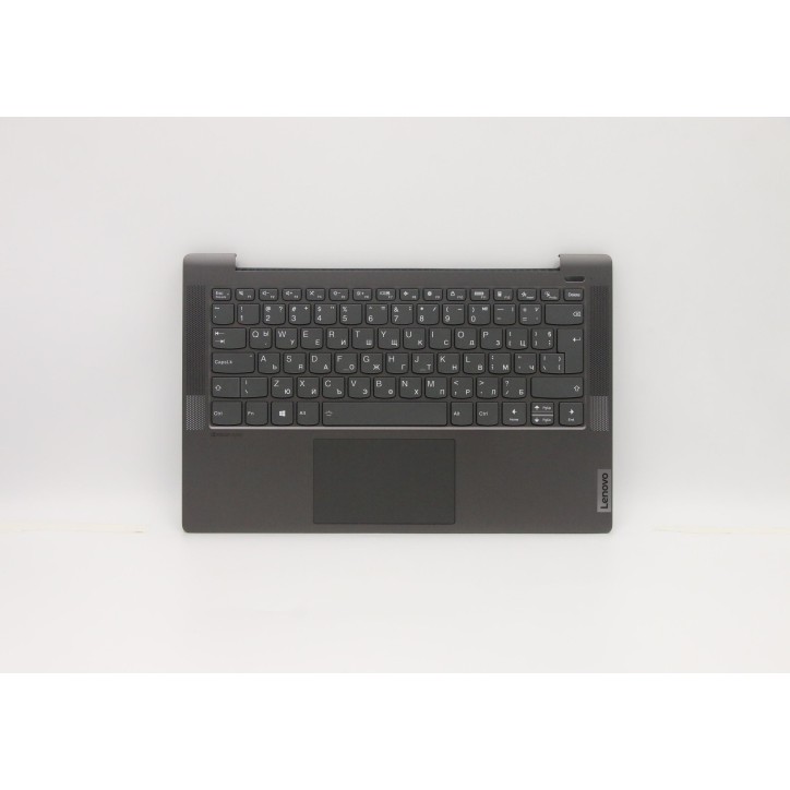 Lenovo 5CB1A14136 Palmrest Top Case con tastiera, Bulgaro, nero, Retroilluminazione, Lettore di impronte digitali, UK