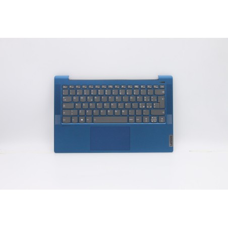 Lenovo 5CB1A14150 Palmrest Top Case con tastiera, Italiano, Blu, Retroilluminazione, Impronta digitale