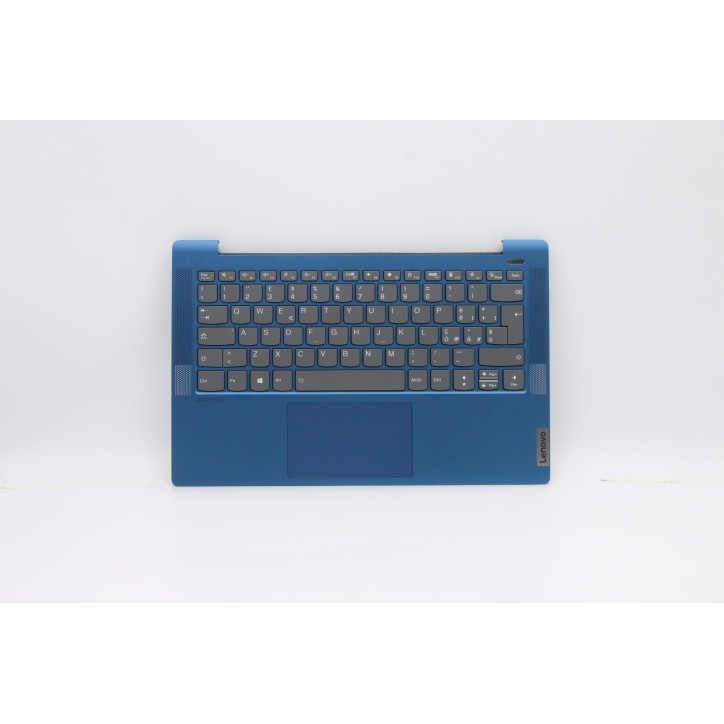 Lenovo 5CB1A14150 Palmrest Top Case con tastiera, Italiano, Blu, Retroilluminazione, Impronta digitale