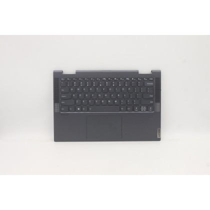 Lenovo 5CB1A16224 Palmrest Top Case con tastiera, Inglese (Stati Uniti), Grigio ardesia