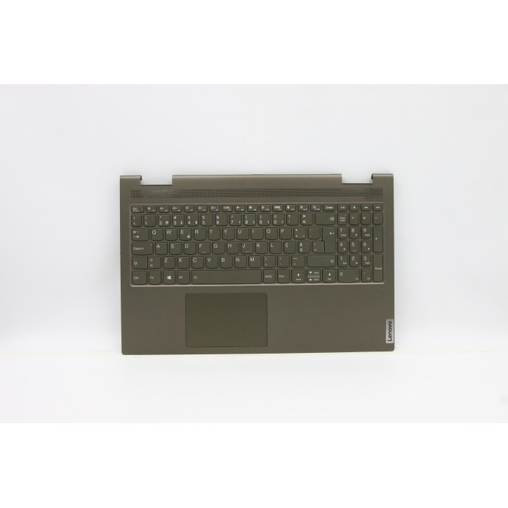 Lenovo 5CB1A22446 Palmrest Top Case con tastiera, Portoghese, Verde scuro