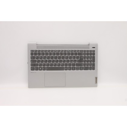 Lenovo 5CB1A24837 Palmrest Top Case con tastiera, Italiano, Grigio platino, Retroilluminazione, Senza lettore di impronte digita