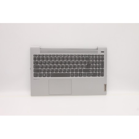 Lenovo 5CB1A24837 Palmrest Top Case con tastiera, Italiano, Grigio platino, Retroilluminazione, Senza lettore di impronte digita