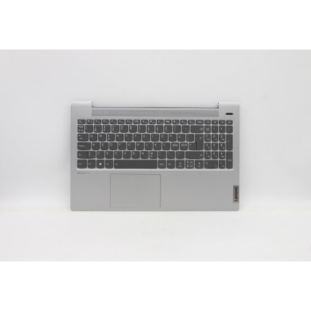 Lenovo 5CB1A24840 Palmrest Top Case con tastiera, Lingue scandinave, Grigio platino, Retroilluminazione, Senza lettore di impron