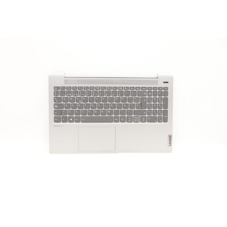 Lenovo 5CB1A24844 Palmrest Top Case con tastiera, Spagnolo, Grigio platino, Retroilluminazione, Senza lettore di impronte digita
