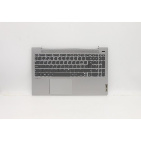 Lenovo 5CB1A24877 Palmrest Top Case con tastiera, Svizzera, Grigio platino, Retroilluminazione, Impronta digitale
