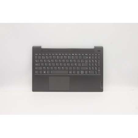 Lenovo 5CB1A24886 Palmrest Top Case con tastiera, Belga, Grigio grafite, Retroilluminazione, Senza lettore di impronte digitali,