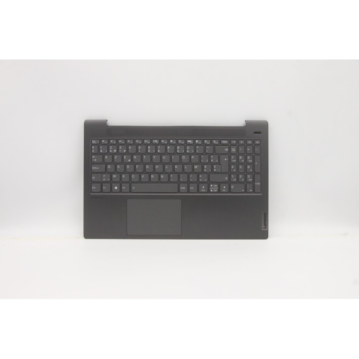 Lenovo 5CB1A24886 Palmrest Top Case con tastiera, Belga, Grigio grafite, Retroilluminazione, Senza lettore di impronte digitali,