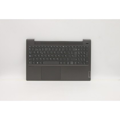 Lenovo 5CB1A24908 Palmrest Top Case con tastiera, Spagnolo, Grigio grafite, Retroilluminazione, Senza lettore di impronte digita