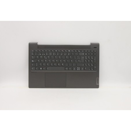 Lenovo 5CB1A24908 Palmrest Top Case con tastiera, Spagnolo, Grigio grafite, Retroilluminazione, Senza lettore di impronte digita