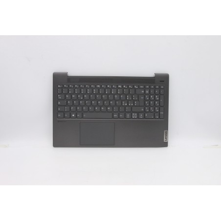 Lenovo 5CB1A29759 Palmrest Top Case con tastiera, Italiano, Grigio platino, Retroilluminazione, Impronta digitale