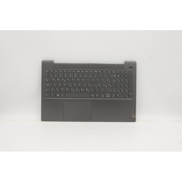Lenovo 5CB1A29765 Palmrest Top Case con tastiera, Sloveno, Grigio platino, Retroilluminazione, Impronta digitale