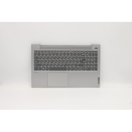 Lenovo 5CB1A98980 Palmrest Top Case con tastiera, Russo, Grigio platino, Senza_retroilluminazione, Senza lettore di impronte dig