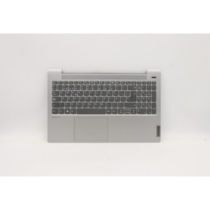 Lenovo 5CB1A98982 C-Cover with keyboard, Spanish, Platinum Grey, Non-Backlight, Non-Fingerprint, UK