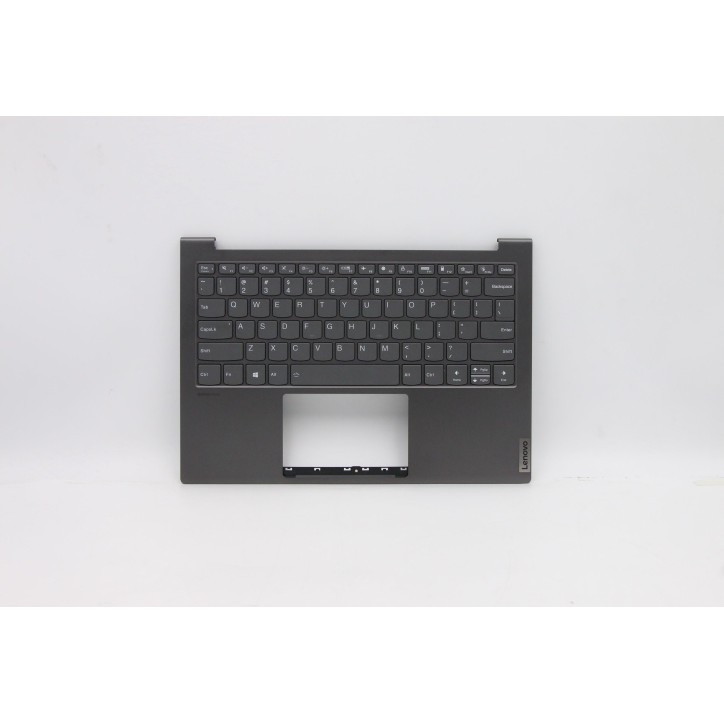 Lenovo 5CB1B01047 Palmrest Top Case con tastiera, Inglese (Stati Uniti), Grigio ferro, Retroilluminazione