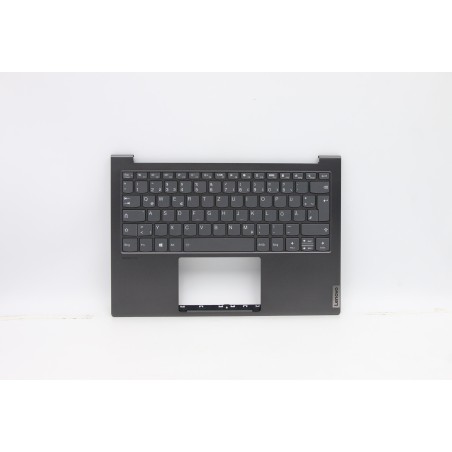 Lenovo 5CB1B01052 Palmrest Top Case con tastiera, Tedesco, Grigio ferro