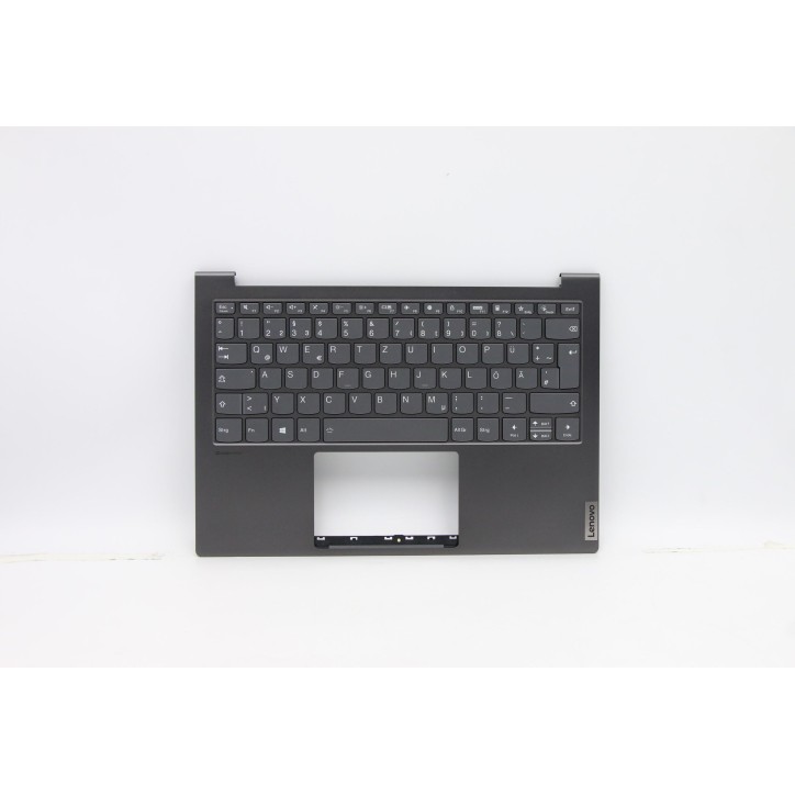 Lenovo 5CB1B01052 Palmrest Top Case con tastiera, Tedesco, Grigio ferro