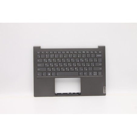 Lenovo 5CB1B01267 Palmrest Top Case con tastiera, Russo, Grigio ferro, Retroilluminazione