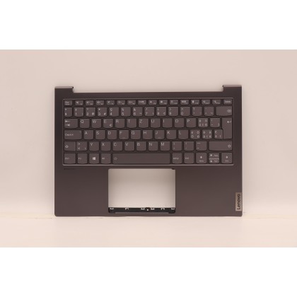 Lenovo 5CB1B01270 Palmrest Top Case con tastiera, Svizzera, Grigio ferro, Retroilluminazione