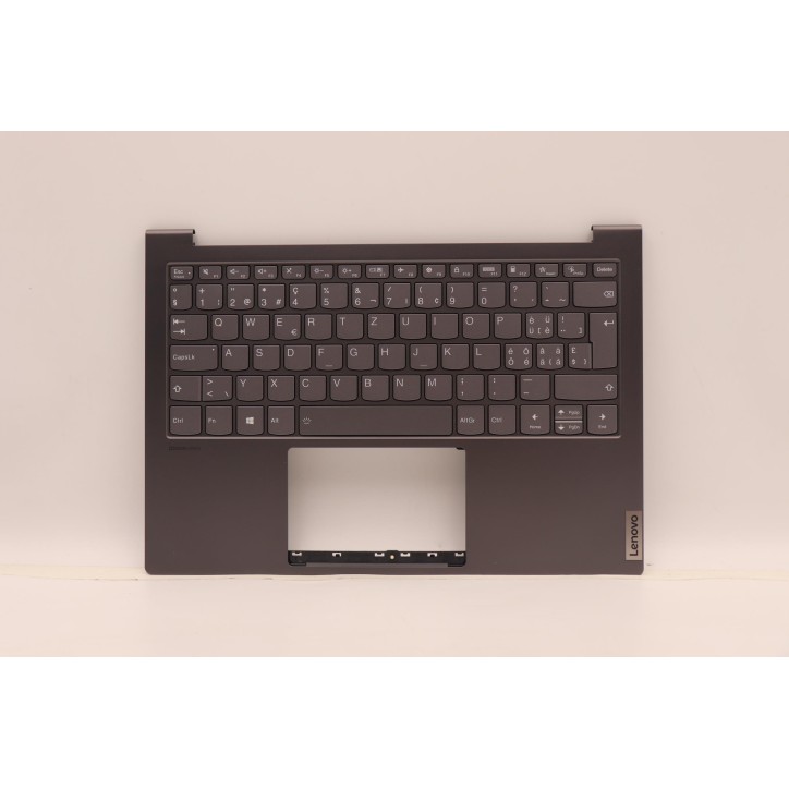 Lenovo 5CB1B01270 Palmrest Top Case con tastiera, Svizzera, Grigio ferro, Retroilluminazione