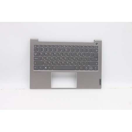 Lenovo 5CB1B02452 Palmrest Top Case con tastiera, Ebraico, Grigio minerale, Retroilluminazione