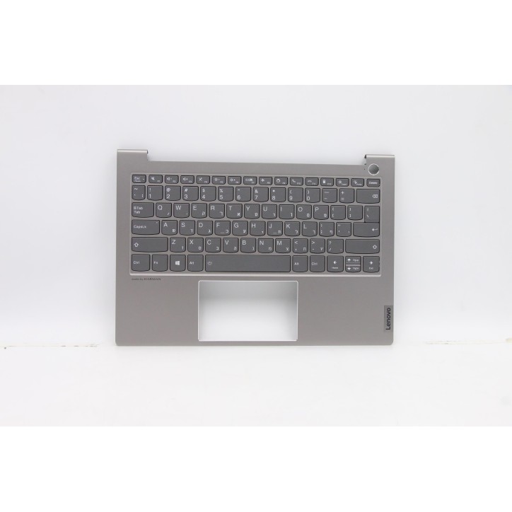 Lenovo 5CB1B02452 Palmrest Top Case con tastiera, Ebraico, Grigio minerale, Retroilluminazione