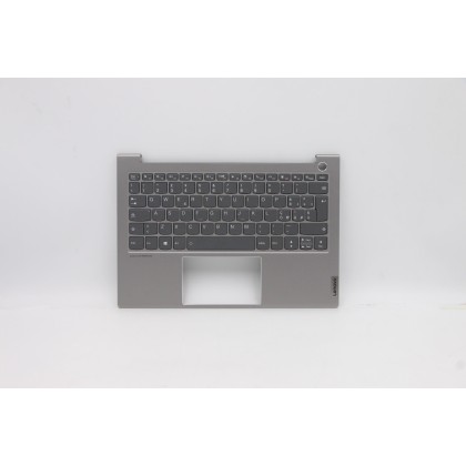 Lenovo 5CB1B02466 Palmrest Top Case con tastiera, Italiano, Grigio minerale, Retroilluminazione