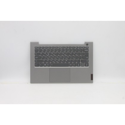 Lenovo 5CB1B02552 Palmrest Top Case con tastiera, Greco, Grigio minerale, Retroilluminazione