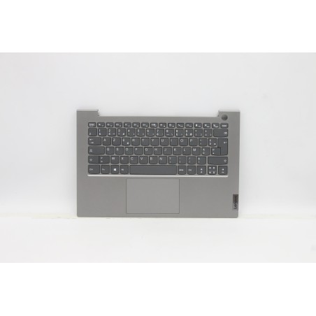 Lenovo 5CB1B02664 C-Cover with keyboard, French, Mineral Grey, Non-Backlight, US