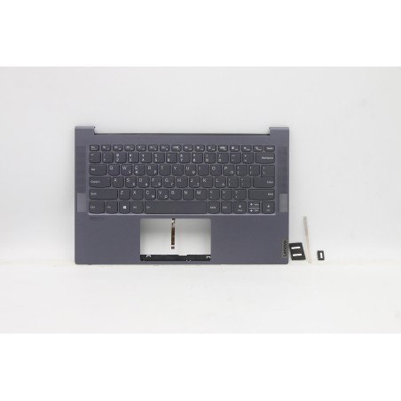 Lenovo 5CB1B05292 Palmrest Top Case con tastiera, Greco, Grigio, Retroilluminazione