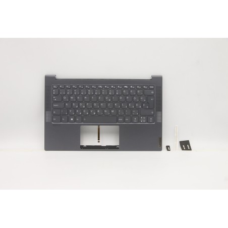 Lenovo 5CB1B05295 Palmrest Top Case con tastiera, Ungherese, grigio