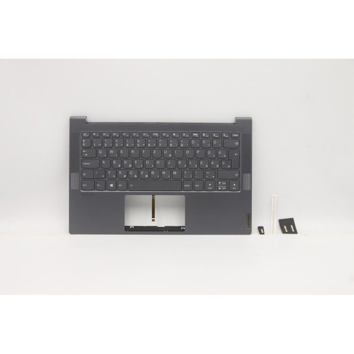 Lenovo 5CB1B05295 Palmrest Top Case con tastiera, Ungherese, grigio