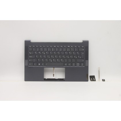 Lenovo 5CB1B05304 Palmrest Top Case con tastiera, Sloveno, grigio