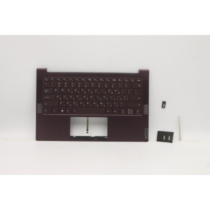 Lenovo 5CB1B05324 Palmrest Top Case con tastiera, Ebraico, Orchidea