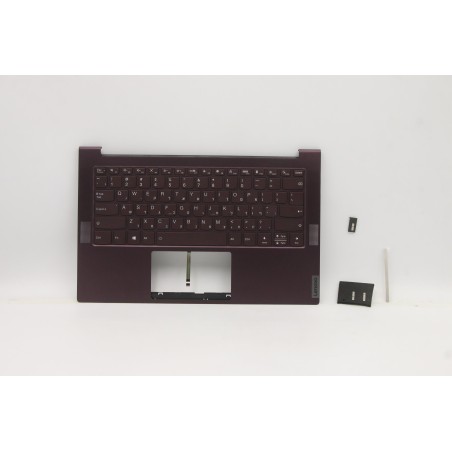 Lenovo 5CB1B05324 Palmrest Top Case con tastiera, Ebraico, Orchidea