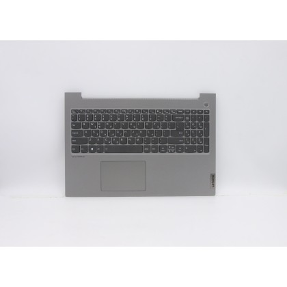 Lenovo 5CB1B07171 Palmrest Top Case con tastiera, Greco, Grigio minerale, Retroilluminazione