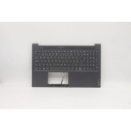 Lenovo 5CB1B10130 Palmrest Top Case con tastiera, Portoghese, grigio