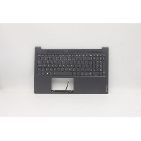 Lenovo 5CB1B10130 Palmrest Top Case con tastiera, Portoghese, grigio