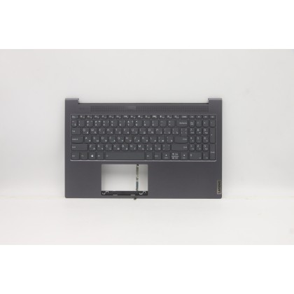Lenovo 5CB1B10131 Palmrest Top Case con tastiera, Russo, Grigio, Retroilluminazione