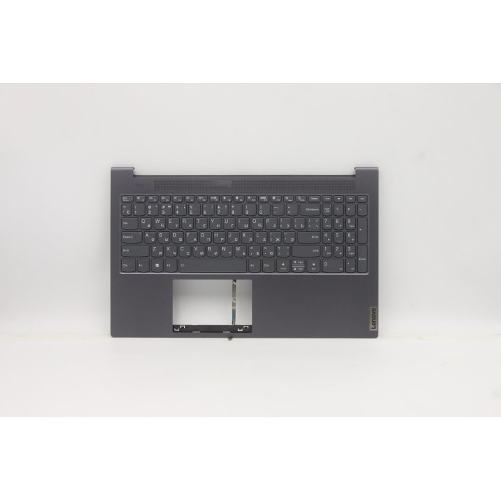 Lenovo 5CB1B10131 Palmrest Top Case con tastiera, Russo, Grigio, Retroilluminazione
