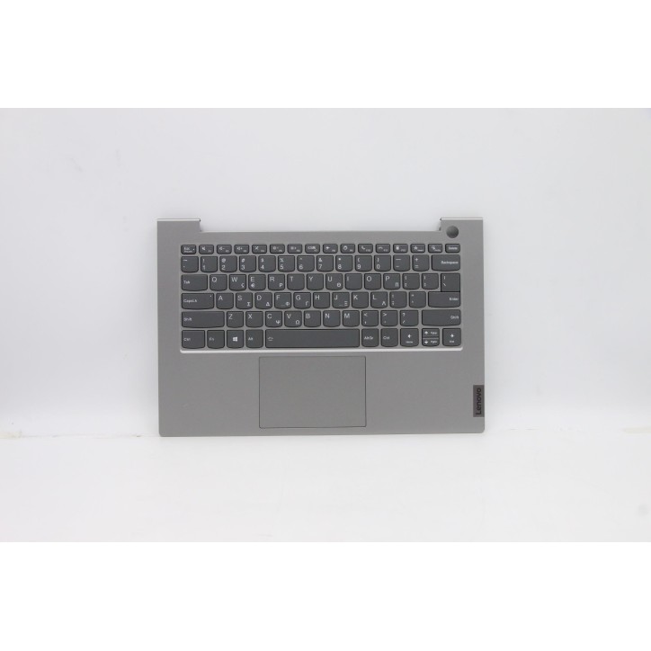 Lenovo 5CB1B32917 Palmrest Top Case con tastiera, Greco, Grigio minerale, Retroilluminazione