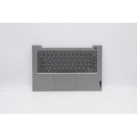 Lenovo 5CB1B32921 Palmrest Top Case con tastiera, Russo, Grigio minerale, Retroilluminazione