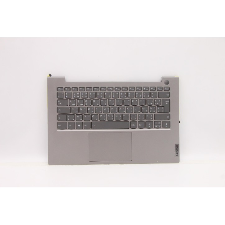 Lenovo 5CB1B33738 Palmrest Top Case con tastiera, Francese (Arabo), Grigio minerale, Retroilluminazione