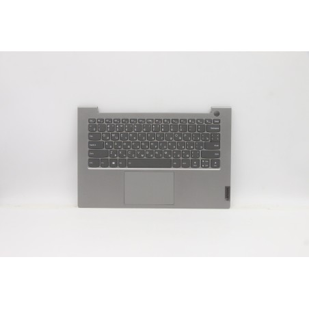 Lenovo 5CB1B33747 Palmrest Top Case con tastiera, Russo, Grigio minerale, Retroilluminazione
