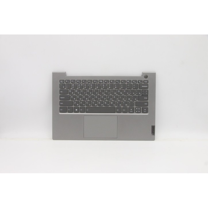 Lenovo 5CB1B33747 Palmrest Top Case con tastiera, Russo, Grigio minerale, Retroilluminazione