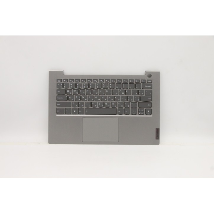 Lenovo 5CB1B33806 Palmrest Top Case con tastiera, Ucraina, Grigio minerale, Retroilluminazione