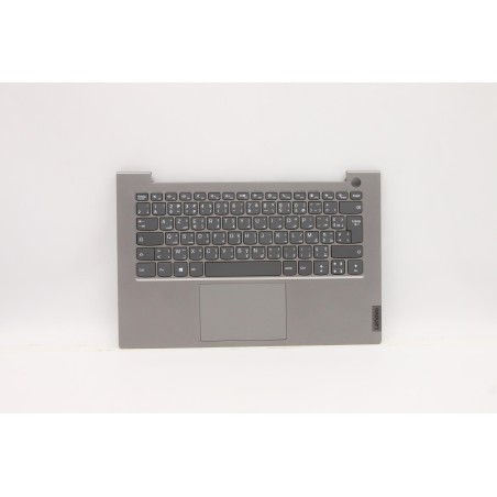 Lenovo 5CB1B34748 C-Cover with keyboard, French Arabic, Mineral Grey, Non-Backlight, UK