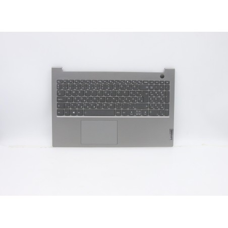 Lenovo 5CB1B34831 Palmrest Top Case con tastiera, Ungherese, Grigio minerale, Retroilluminazione