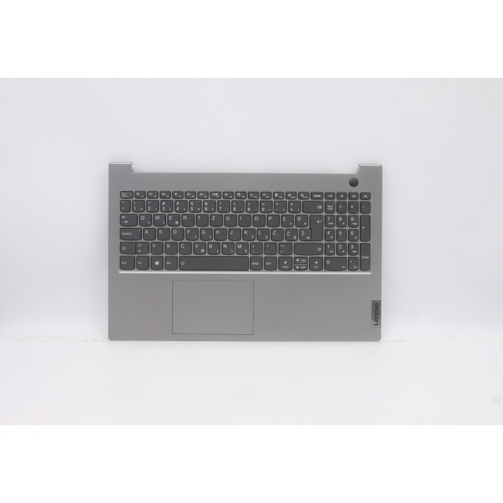 Lenovo 5CB1B34834 Palmrest Top Case con tastiera, Sloveno, Grigio minerale, Retroilluminazione